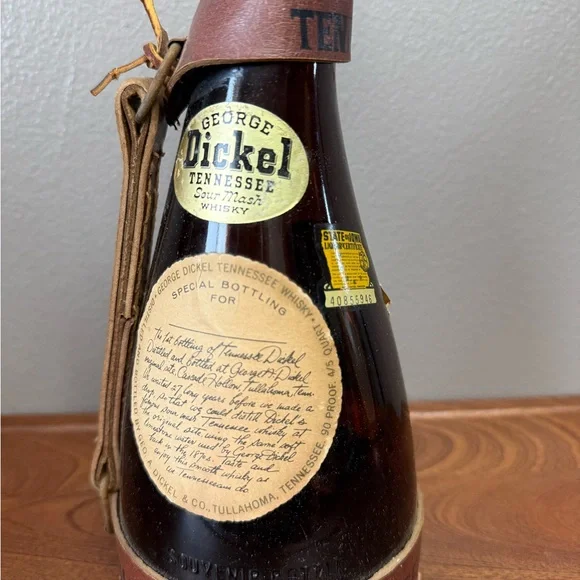 Vintage George Dickel Tennessee Whiskey Bottle - Picture 4 of 4